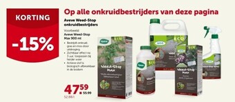 AVEVE Aveve weed-stop onkruidbestrijders aanbieding