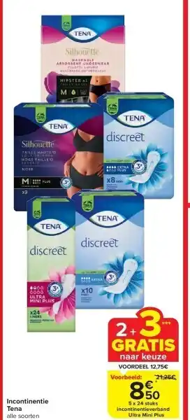 Carrefour Incontinentie tena aanbieding