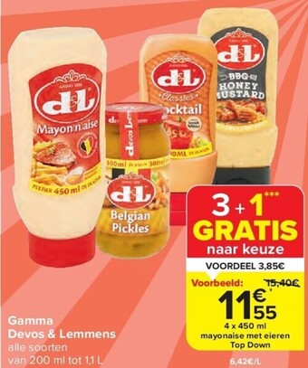 Carrefour Gamma devos & lemmens aanbieding