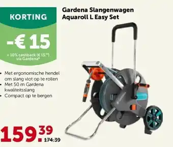 Gardena slangenwagen aquaroll l easy set