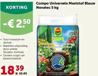 AVEVE Compo universele meststof blauw novatec 5 kg aanbieding