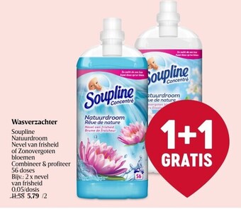Delhaize Wasverzachter soupline aanbieding