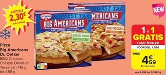 Carrefour Pizza big americans dr. oetker aanbieding