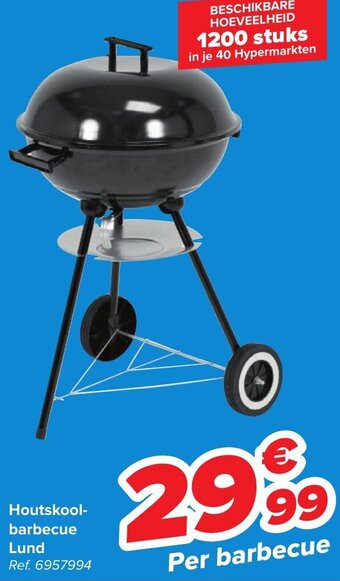 Carrefour Houtskoolbarbecue lund aanbieding