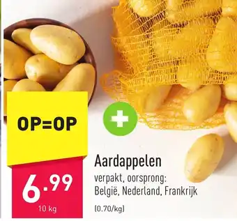ALDI Aardappelen 10kg aanbieding