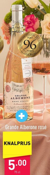 ALDI Grande alberone rose 75cl aanbieding