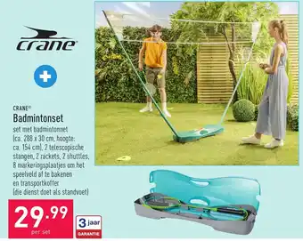 ALDI Crane badmintonset aanbieding