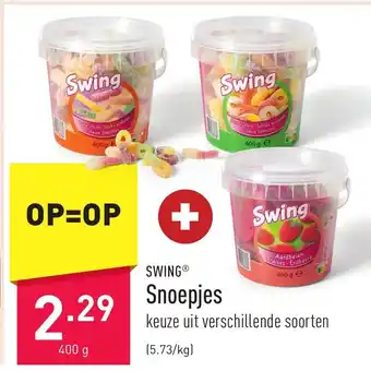 ALDI Swing snoepjes 400g aanbieding