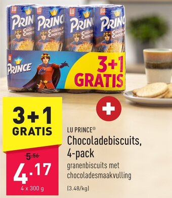 ALDI Lu prince chocoladebiscuits 4 x 300g aanbieding
