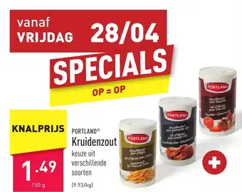 ALDI Portland kruidenzout 150g aanbieding