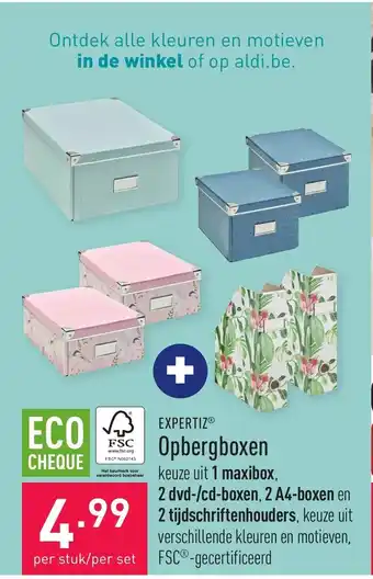 ALDI Expertiz opbergboxen aanbieding