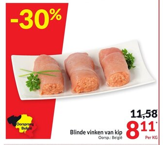 Intermarché Blinde vinken van kip aanbieding