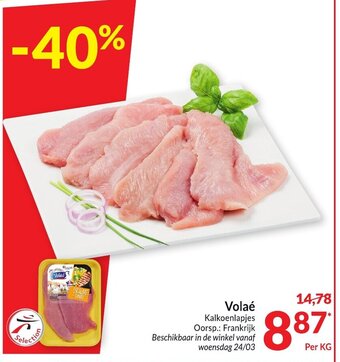 Intermarché Volaé Kalkoenlapjes aanbieding