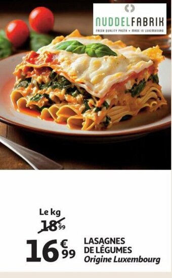 Lasagnes De Legumes