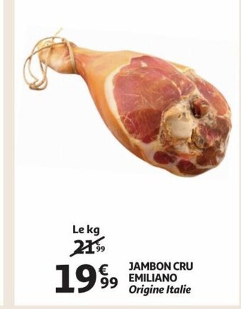 Auchan Jambon Cru Emiliano aanbieding