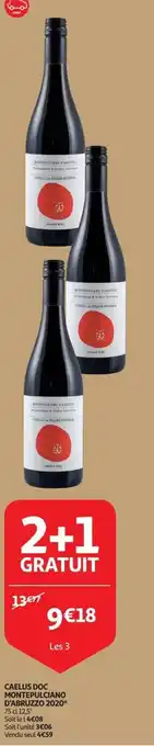 Caelus Doc Montepulciano D'Abruzzo 2020 75cl