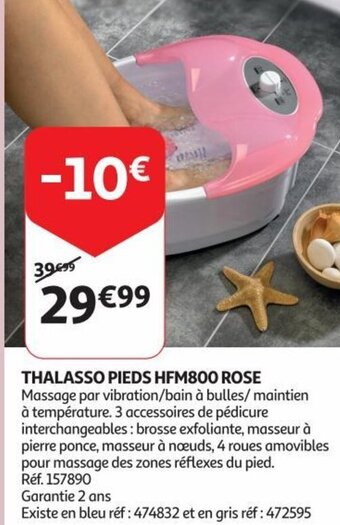 Auchan Thalasso Pieds HFM800 Rose aanbieding