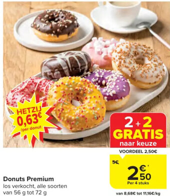 Carrefour Market Donuts Premium aanbieding