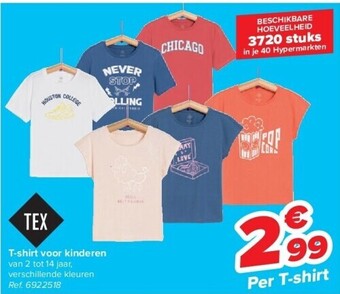 Carrefour T-shirt voor kinderen aanbieding