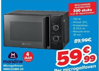 Carrefour Microgolfoven mmo20bm-20 aanbieding