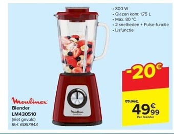 Carrefour Blender lm430510 aanbieding