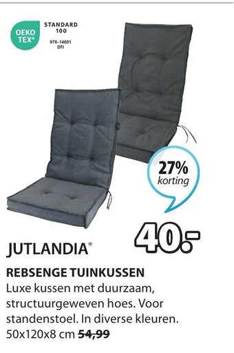 Jysk Jutlandia rebsenge tuinkussen aanbieding