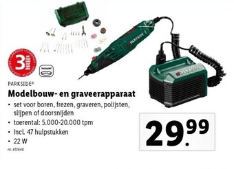 Modelbouw- en graveerapparaat
