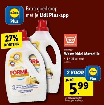 Lidl Wasmiddel marseille aanbieding