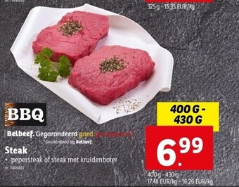 Lidl Steak aanbieding