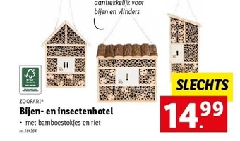 Lidl Bijen- en insectenhotel aanbieding