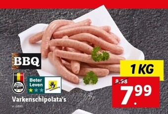 Lidl Varkenschipolata‘s aanbieding