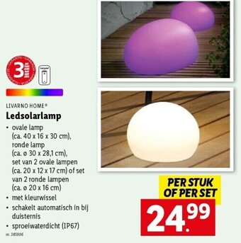 Lidl Ledsolarlamp aanbieding