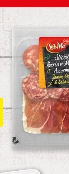 Lidl Assortiment rauwe ibericoham, -chorizo en -salami aanbieding