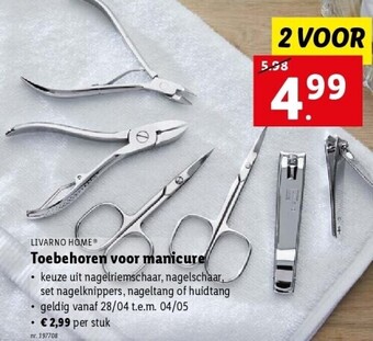 Toebehoren voor manicure