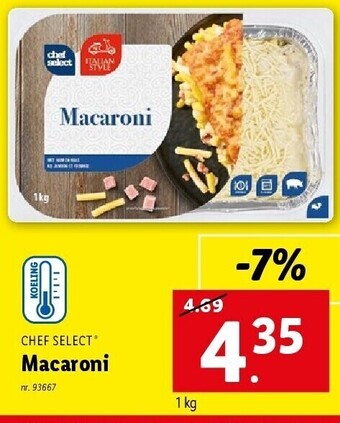 Lidl Macaroni aanbieding
