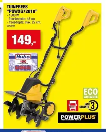 Hubo Tuinfrees “powxg72010” - 1500 w aanbieding