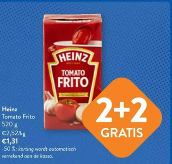 OKay Heinz tomato frito 520 g aanbieding