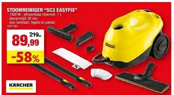 Hubo Stoomreiniger “sc3 easyfix” aanbieding