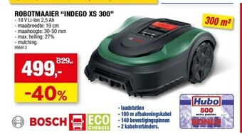 Hubo Robotmaaier “indego xs 300” aanbieding