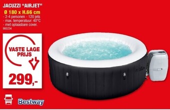Hubo Jacuzzi “airjet” ø 180 x h.66 cm aanbieding