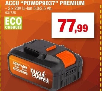 Hubo Accu “powdp9037” premium aanbieding