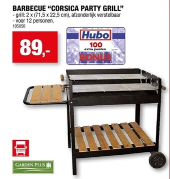 Hubo Barbecue “corsica party grill” aanbieding