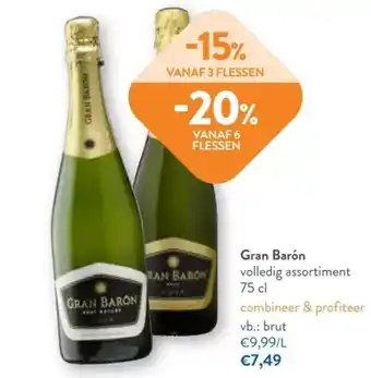 OKay Gran barón volledig assortiment 75 cl aanbieding