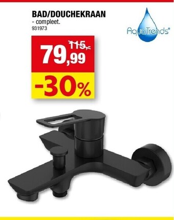 Hubo Bad/douchekraan aanbieding