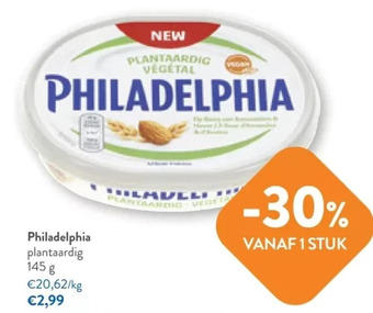 OKay Philadelphia plantaardig 145 g aanbieding