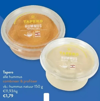 OKay Tapero alle hummus aanbieding