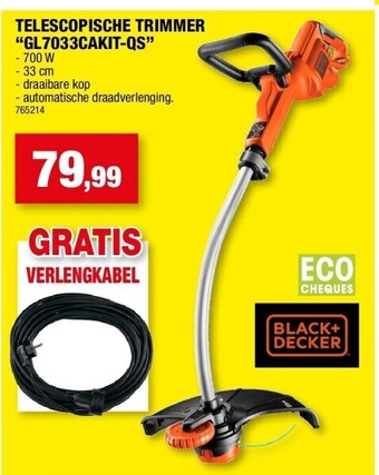 Hubo Telescopische trimmer “gl7033cakit-qs” - 700 w aanbieding