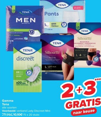 Carrefour Market Tena Gamma aanbieding
