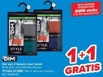 Dim Set van 2 Boxers voor Heren