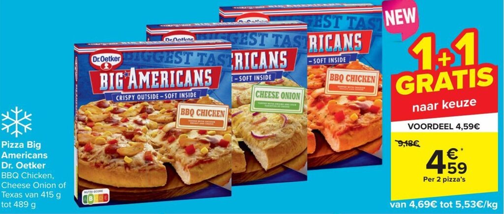 Dr Oetker Big American Pizza Bbq Chicken www.promotiez.be